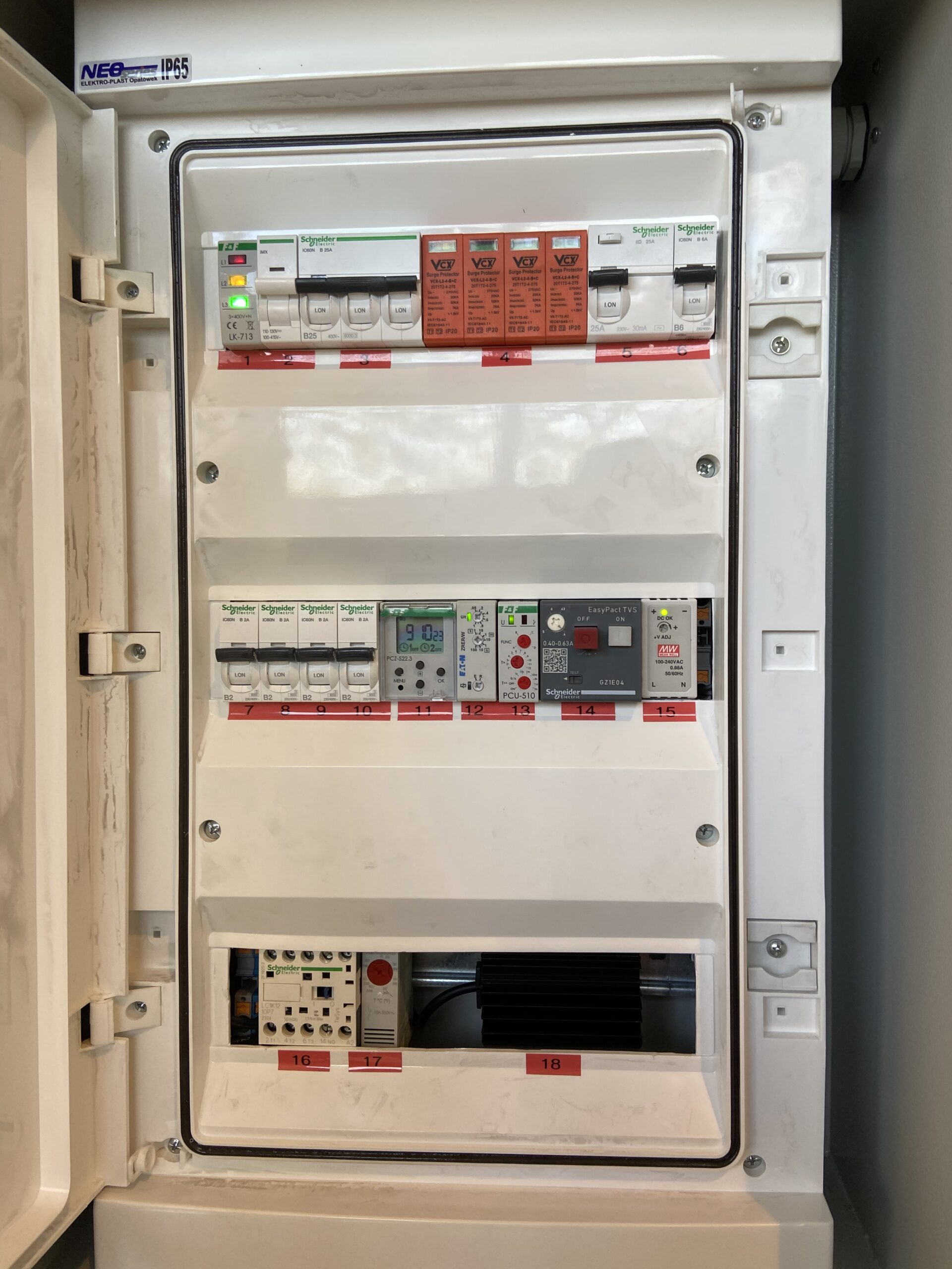 non-ATEX electrical board
