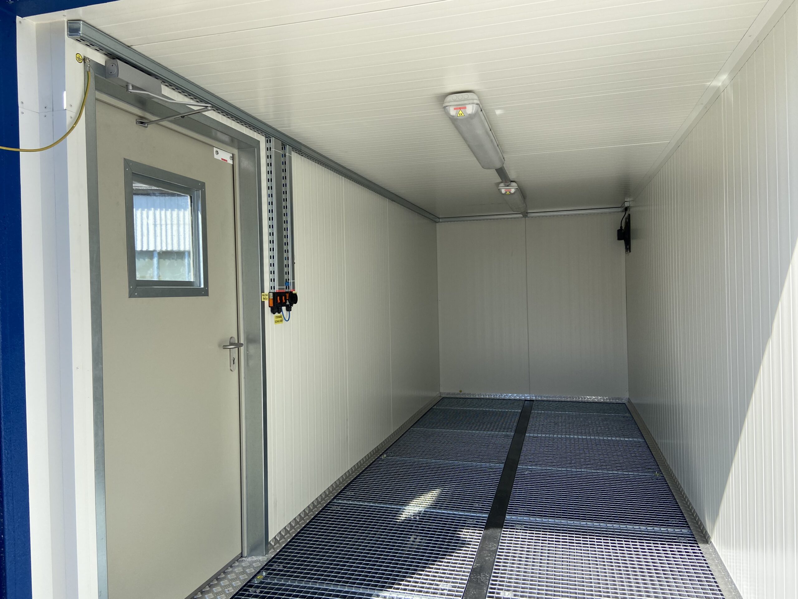 ATEX chemical storage container interior